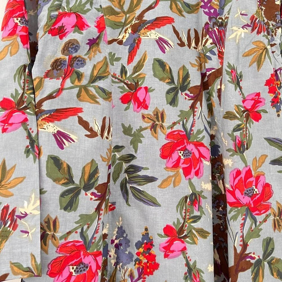 Cotton Hand Block Print Floral Maxi Dress - Picture 6 of 6